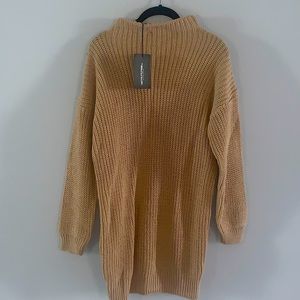 Knit Turtle Neck Dress